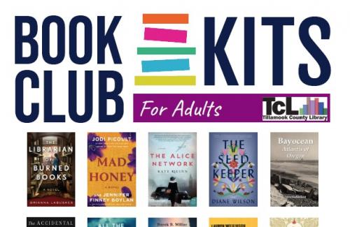 Book Club Kits for Adults with sample books