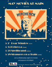 May movies Alfred Hitchcock