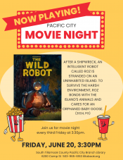 The Wild Robot movie, flyer