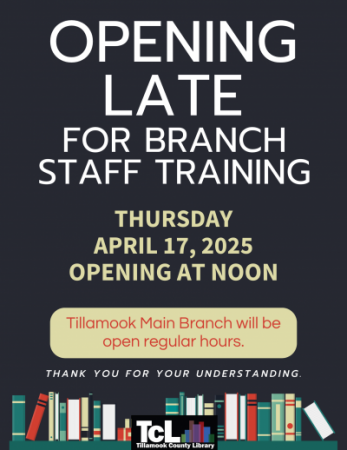 Branches Opening Late April 17th