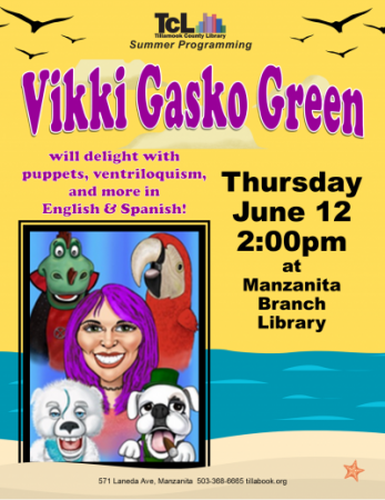 At Manzanita: Thursday, June 12th 2:00 pm
