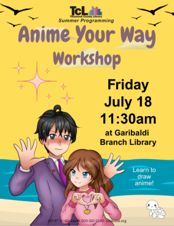 Anime characters waving