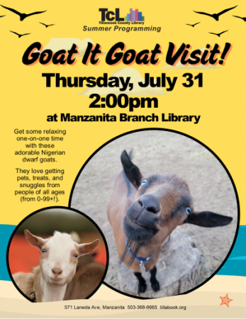 Goats looking at the camera