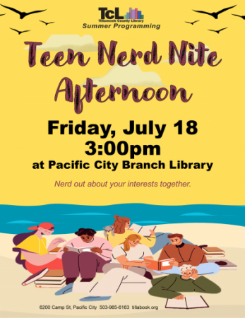 Teen Nerd Nite, Flyer