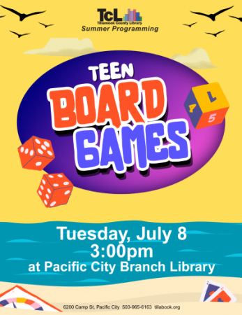 Teen Board Games at PC Flyer