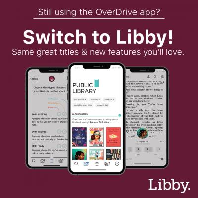 Switch to Libby, full flyer.
