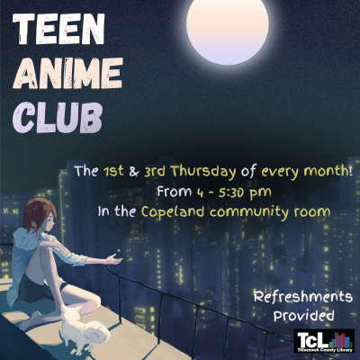 Teen Anime Club Flyer