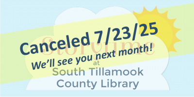 Banner Storytime 7-22-2025 Canceled