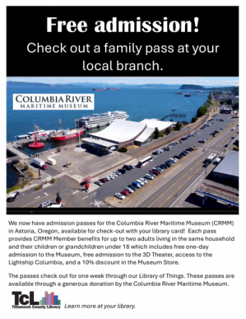 Image from above of the Columbia River Maritime Museum in Astoria Oregon