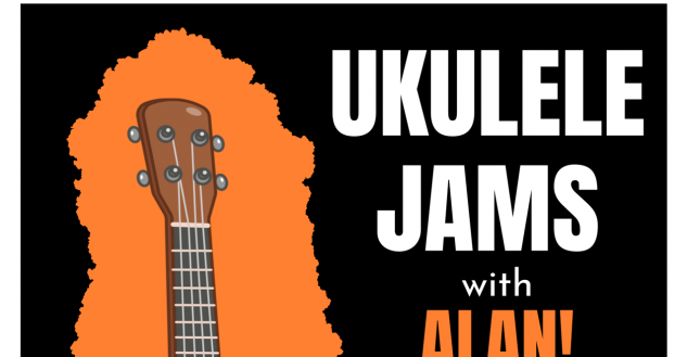 Ukelele Jams with Alan at PC Branch Library Flyer