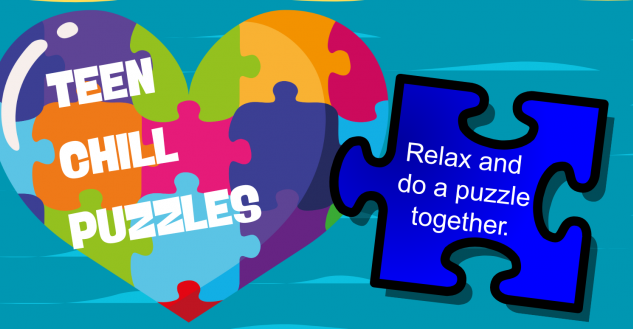 puzzle pieces in a heart shape
