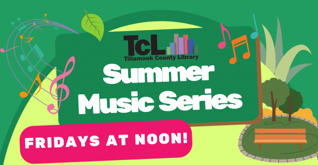 Summer Music Series FRIDAYS AT NOON! 7/11 - JJ Gregg (sitar) 7/18 - Peter Ali (flute) 7/25 - Mercury Coast 8/1 - TBD 8/15 - Nort