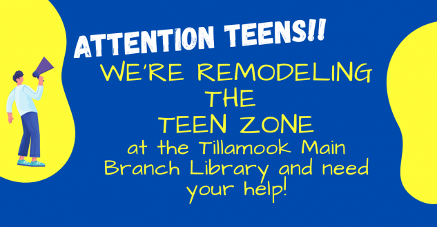 teen council banner yellow and blue