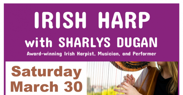 Irish Music with Sharlys Dugan at Garibaldi, top of flyer.