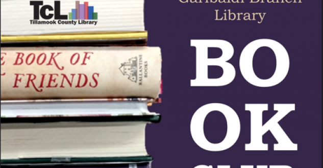 Garibaldi Branch Library Book Club Meeting, top of flyer.